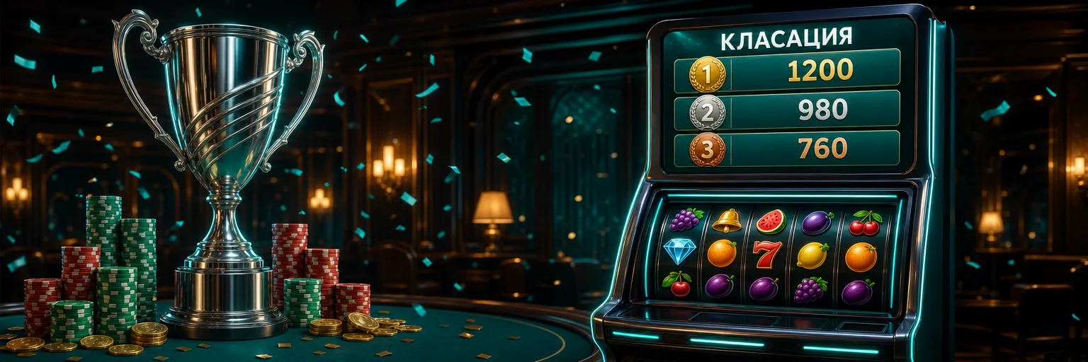 Класация на слот турнир в 22Bet с първите места, натрупаните точки и наградите
